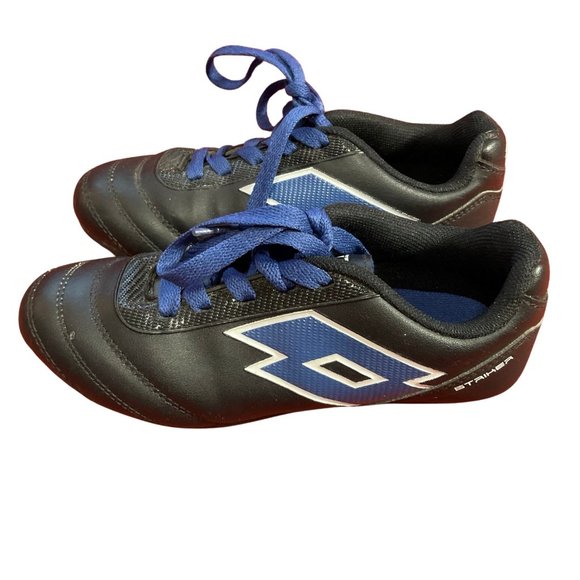 Black/ Blue Soccer Cleats - Picture 2 of 4